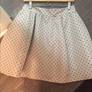 RED Valentino Polka Dot A-Line Skirt